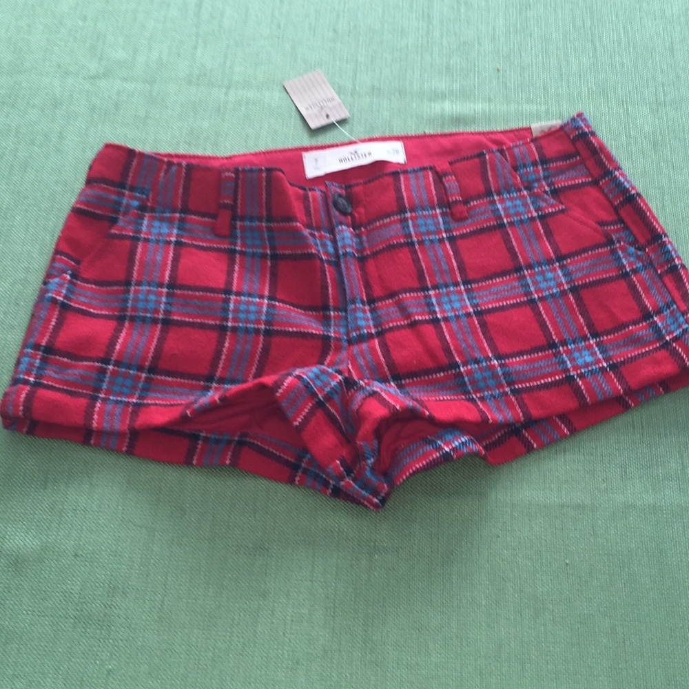 Sale! Hollister plaid wool shorts